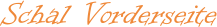 Schal Vorderseite