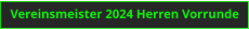 Vereinsmeister 2024 Herren Vorrunde